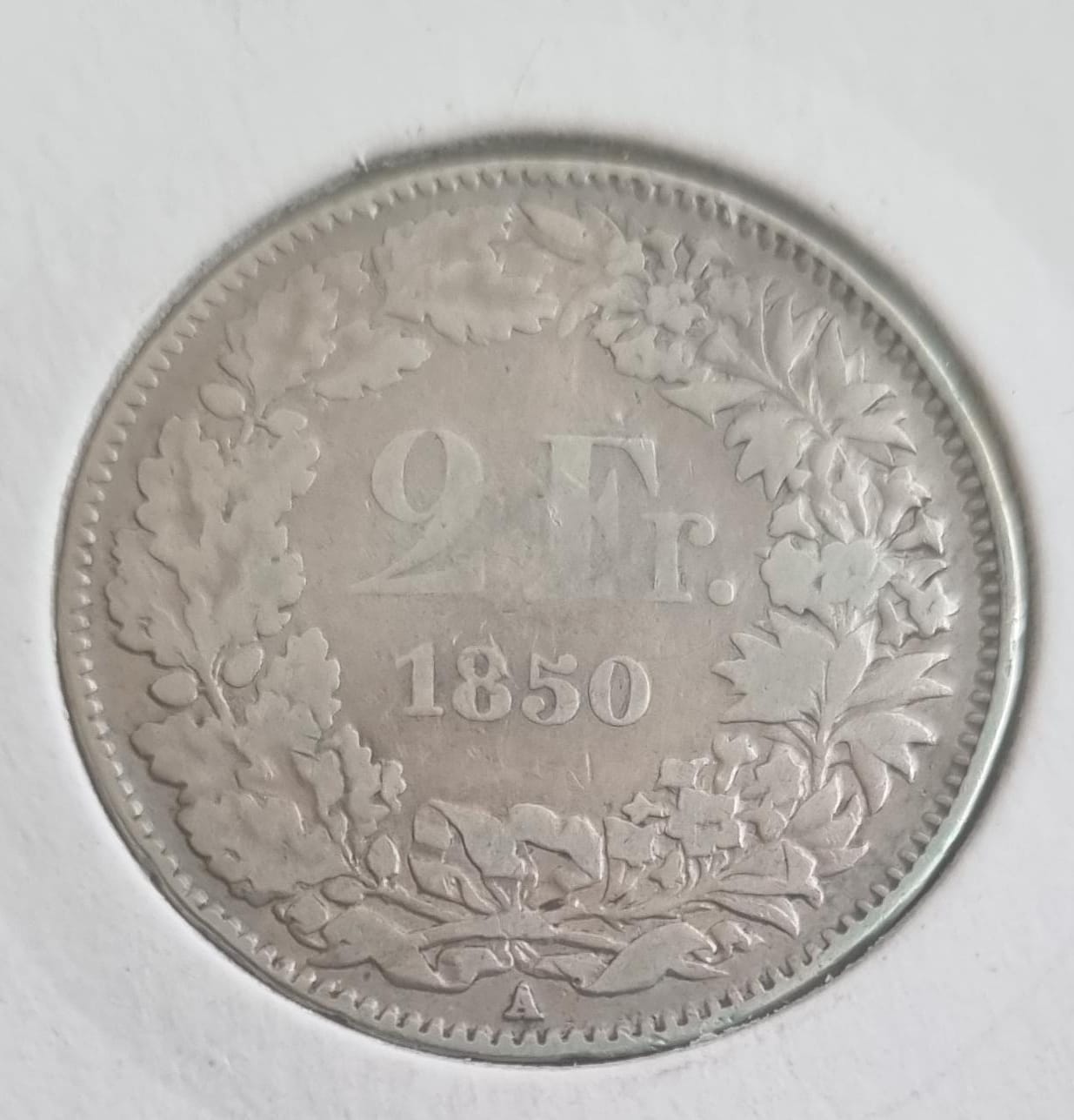 Münze Silber 2.00 1850