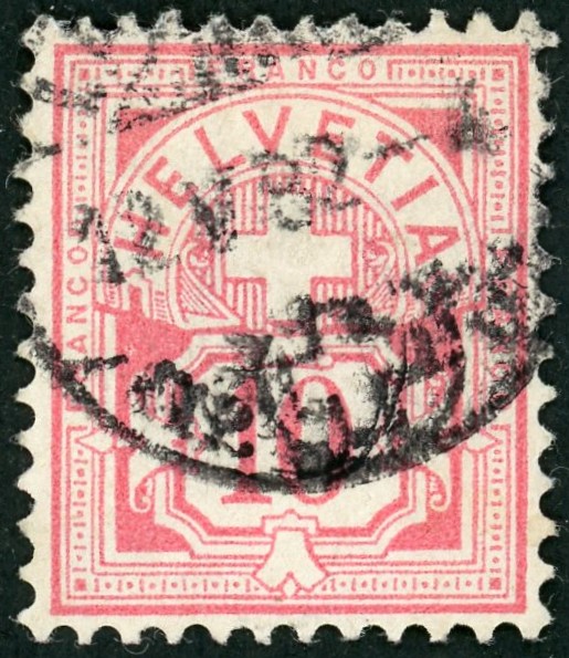 Zifferbriefmarken  SBK   55  Gestempelt