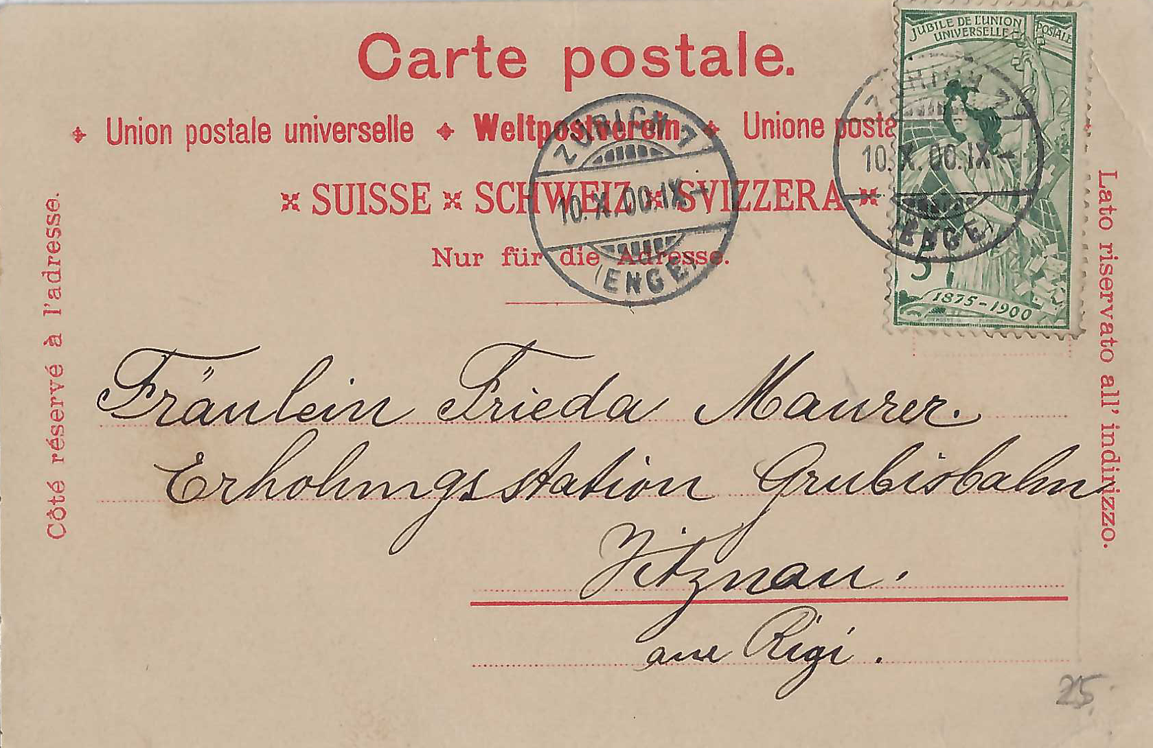 Zürich Gruss aus Zürich