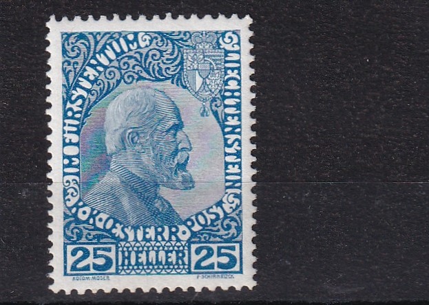 Liechtenstein 1912 Nr. 3x ungestempelt mit Attest
