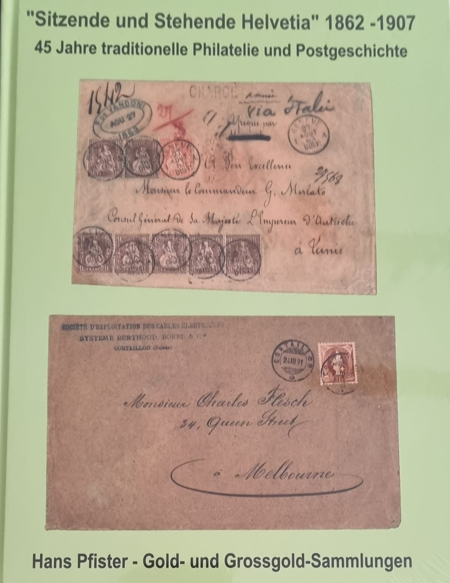 Sitzende und Stehende Helvetia 2 Auflage von H.Pfister