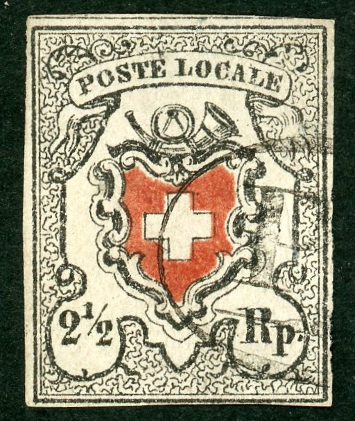 Orts-Post 14I mit Kreuzeinfassung