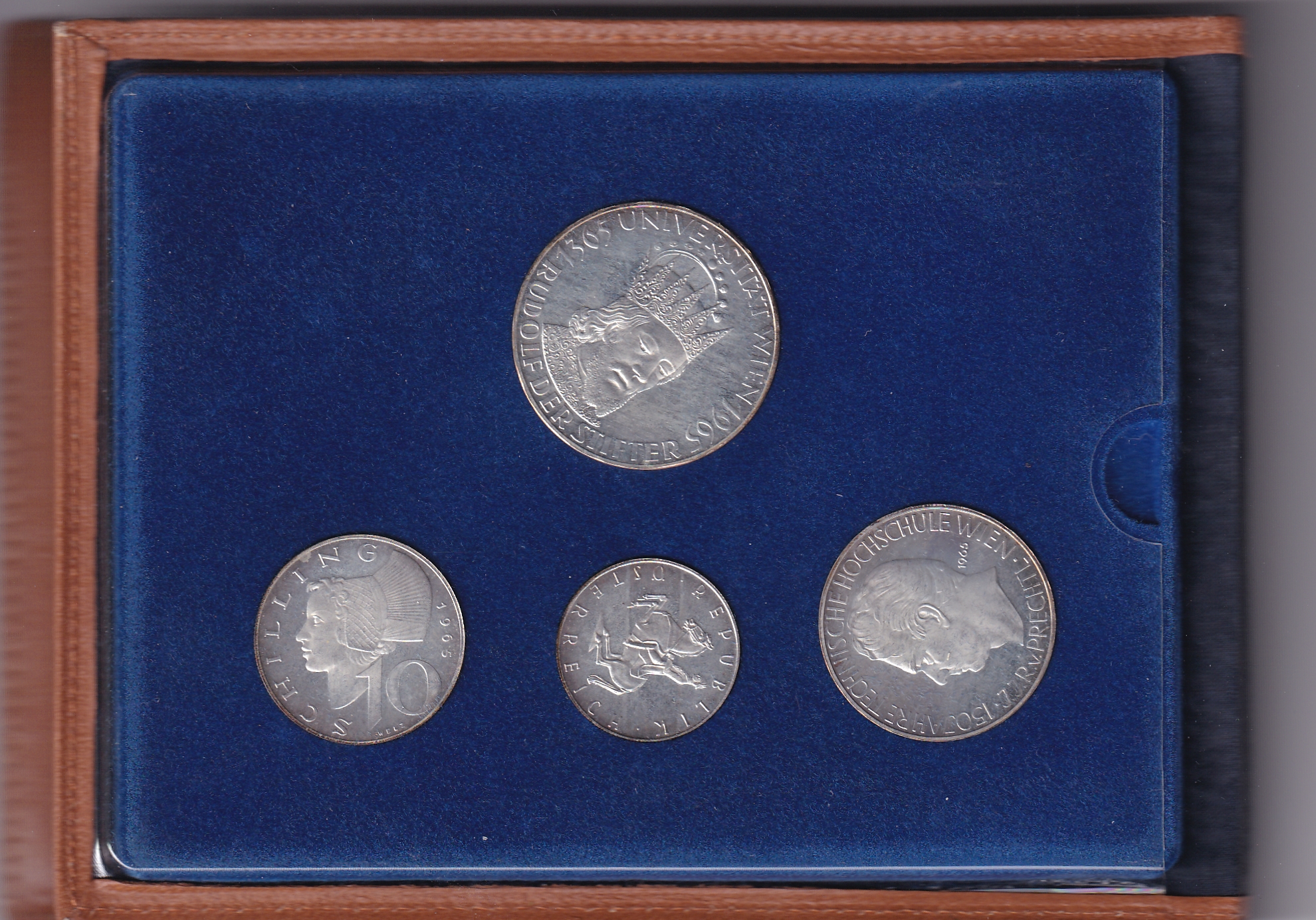 Jubiläumsserie 1965 Universität Wien 46 Gramm Silver