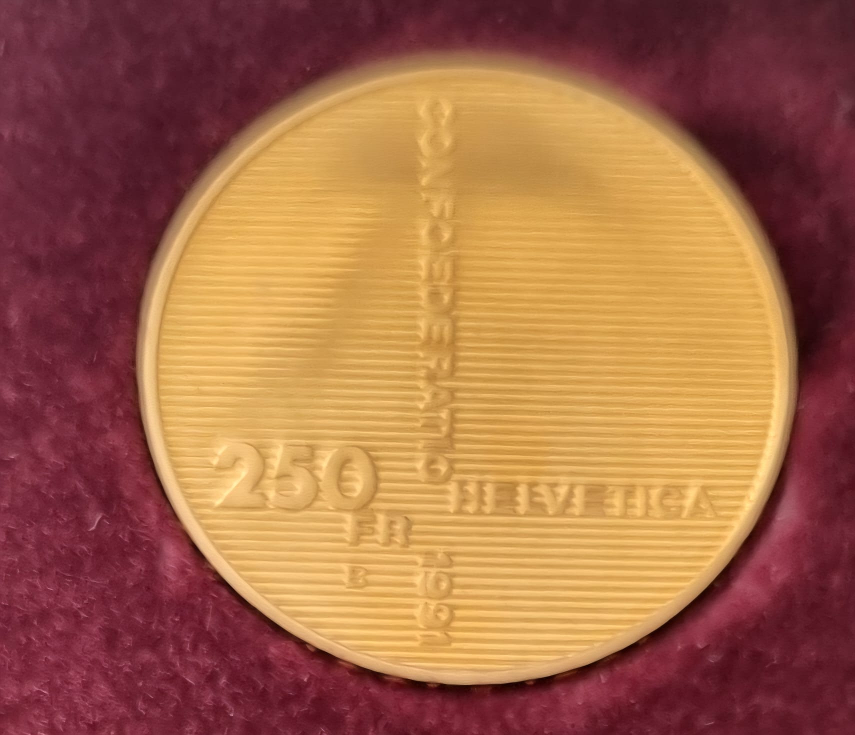 250 Franken Gold und 20 Franken Silber im Set zur 700 Jahr Feier Bundesstaat Schweiz