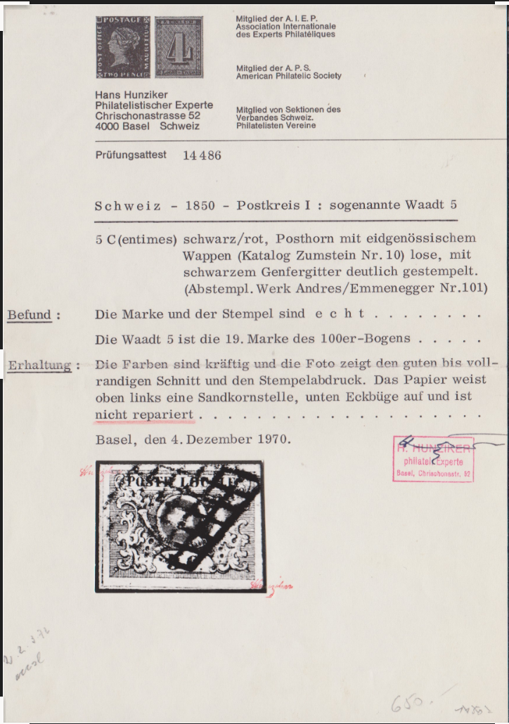 Waadt 5 mit Genfergitter