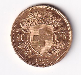 1897 Goldvreneli 20 er