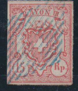 Rayon III SBK Nr. 20 Blaue Eidg. Raute