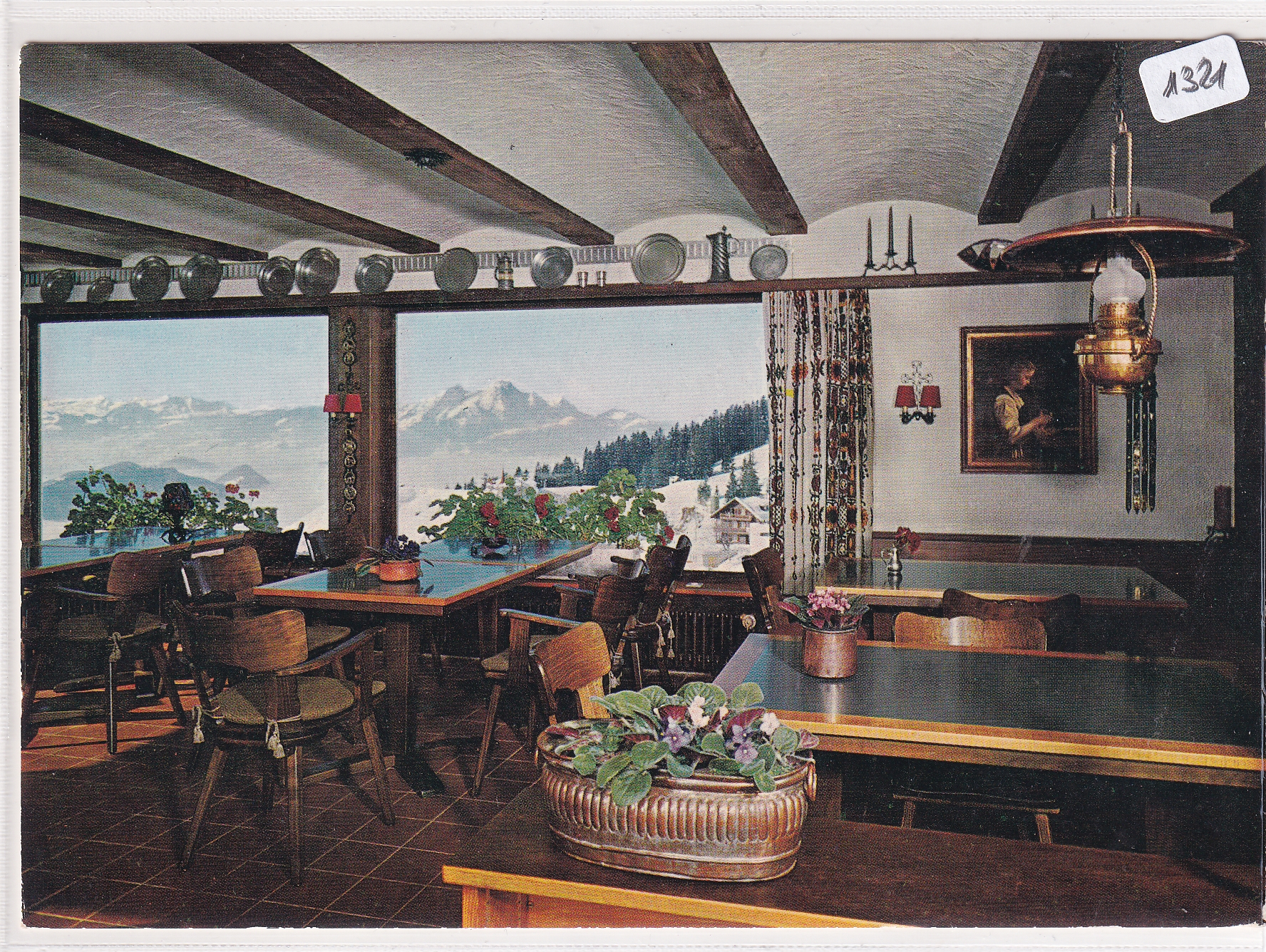 Ansichtskarte von 1967 Rigi Kaltbad Hotel Bergsonne