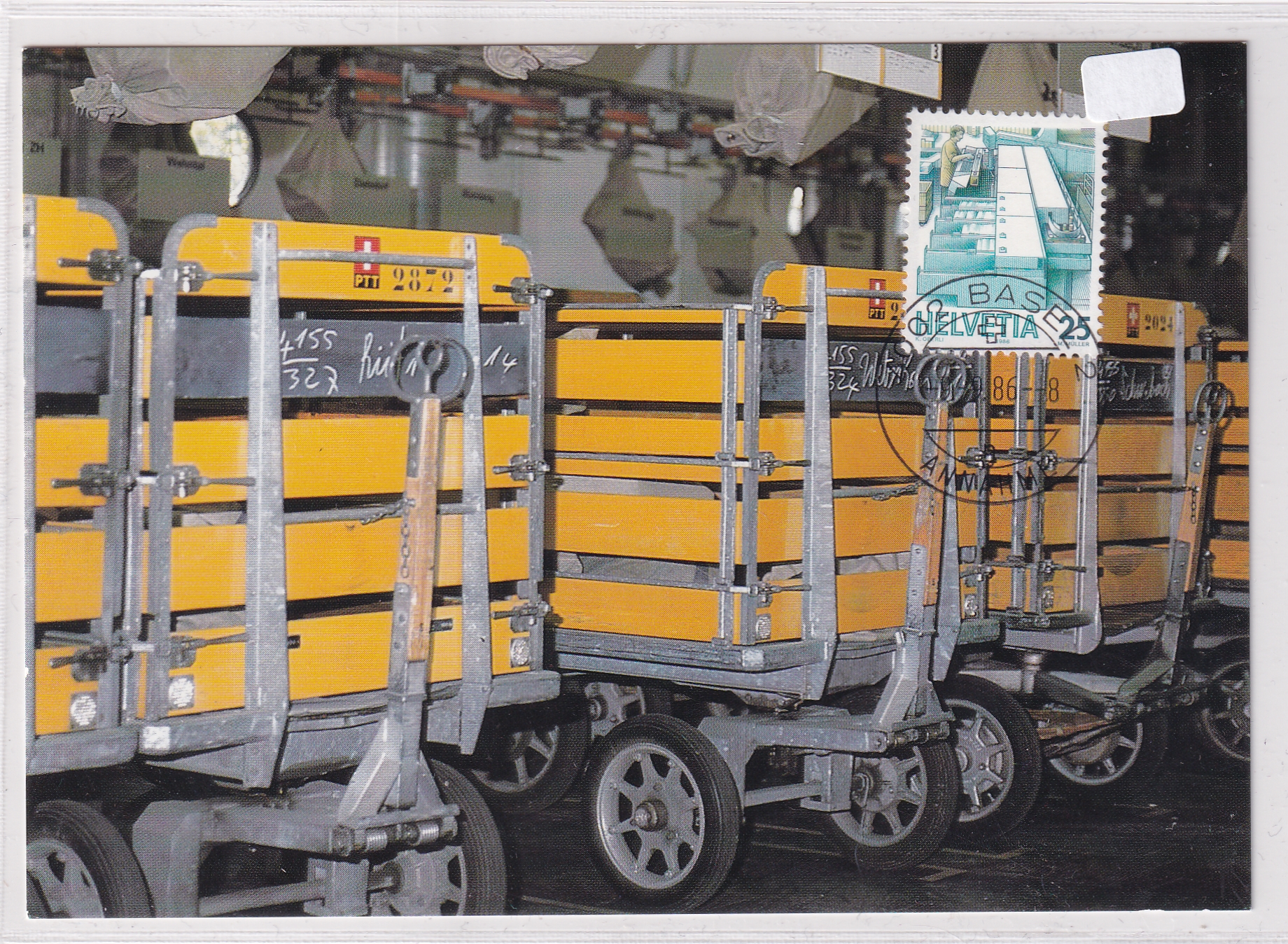 1986 Die Postberförderung Maximumkarten