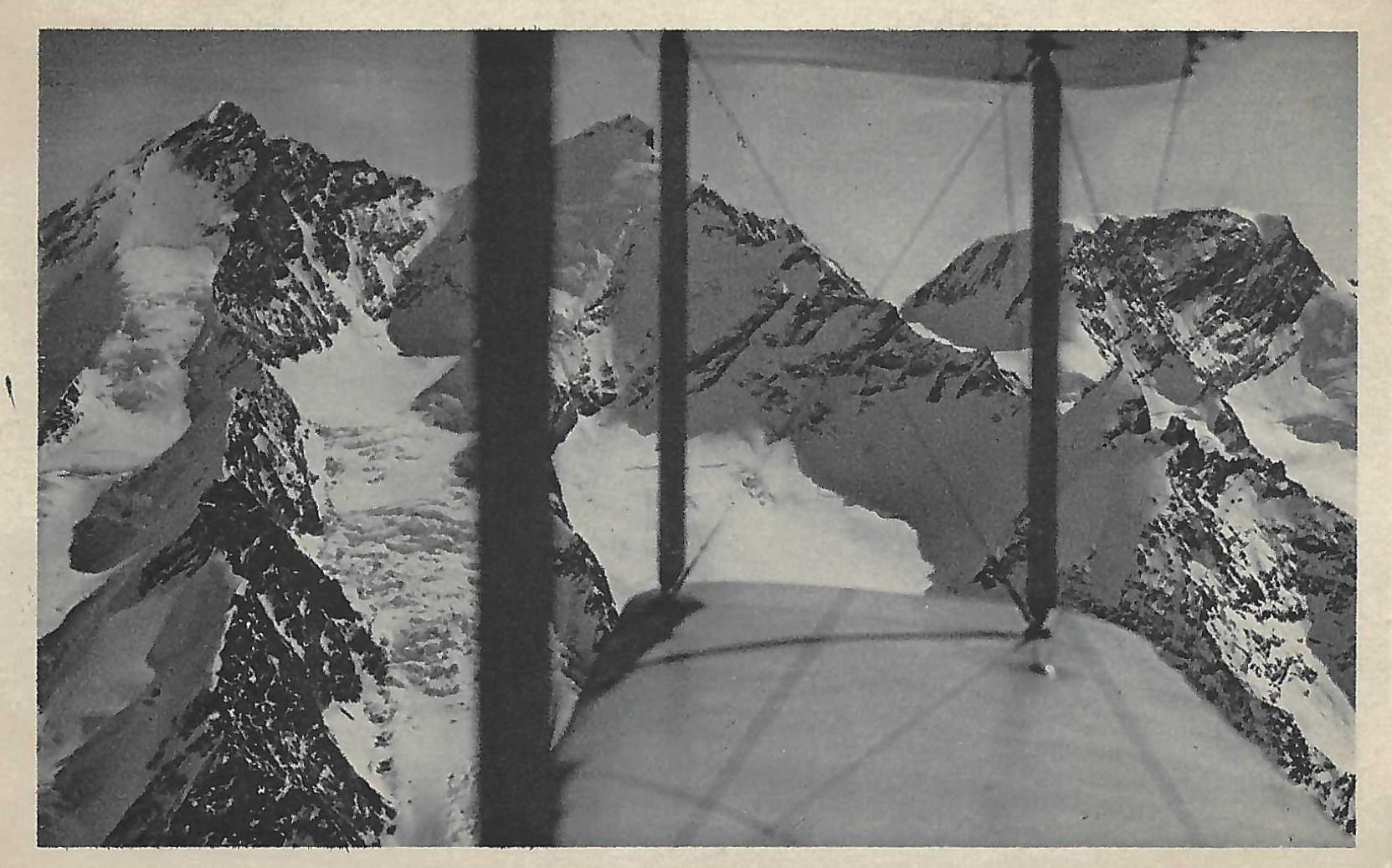 Int. Flugmeeting  Zürich Postkarte nach Cham