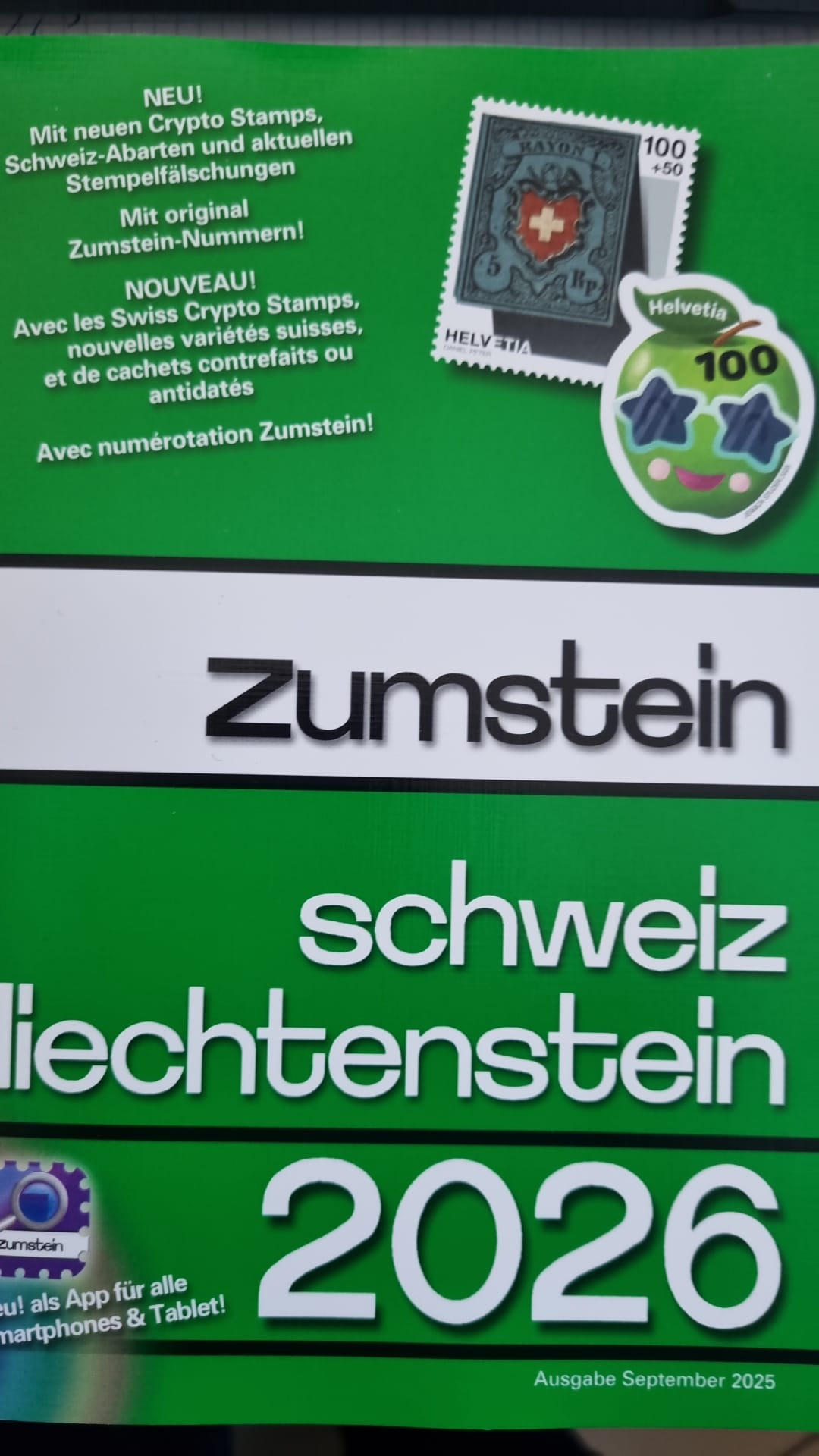 Zumstein Katalog 2026