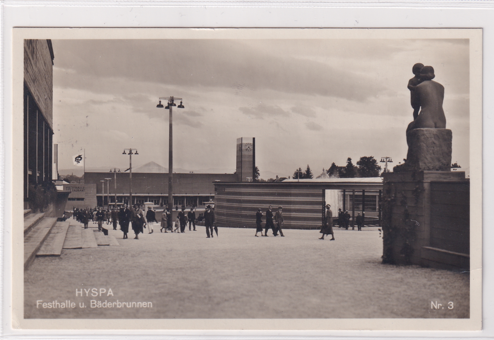 HYSPA 3.8.1931 Karte mit Sonderstempel