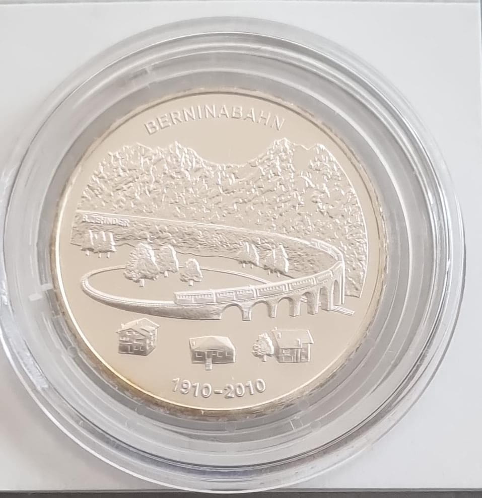 20 Fr. Silber Münze  Polierte Platte 2010