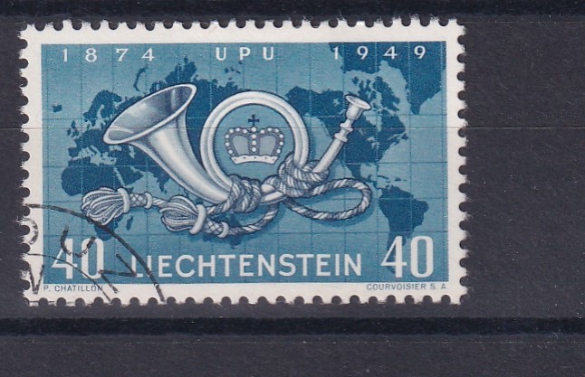 Liechtenstein 1949 75 Jahre Weltpostverein  227 Gestempelt