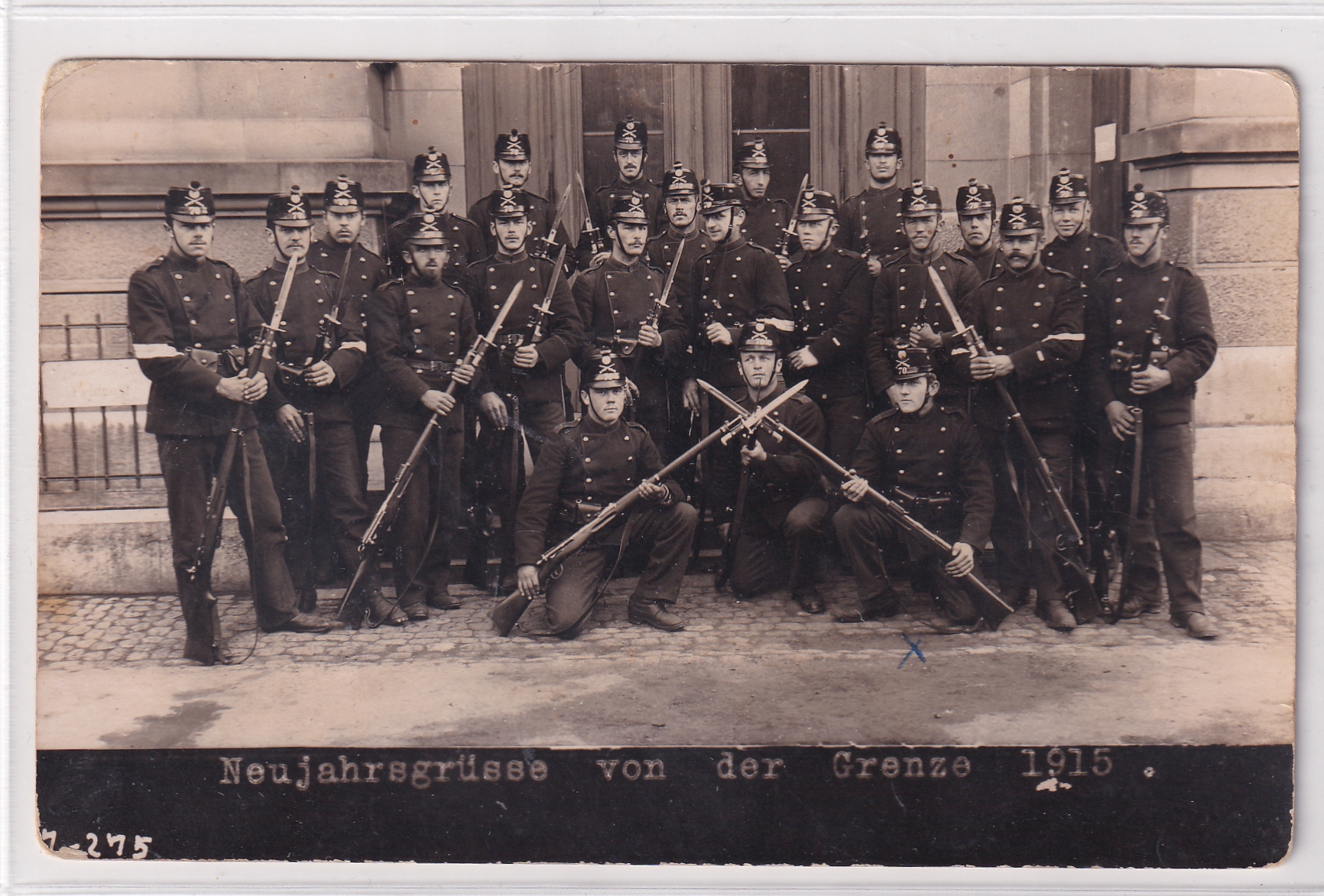 Neujahrsgrüsse von der Grenze  1915