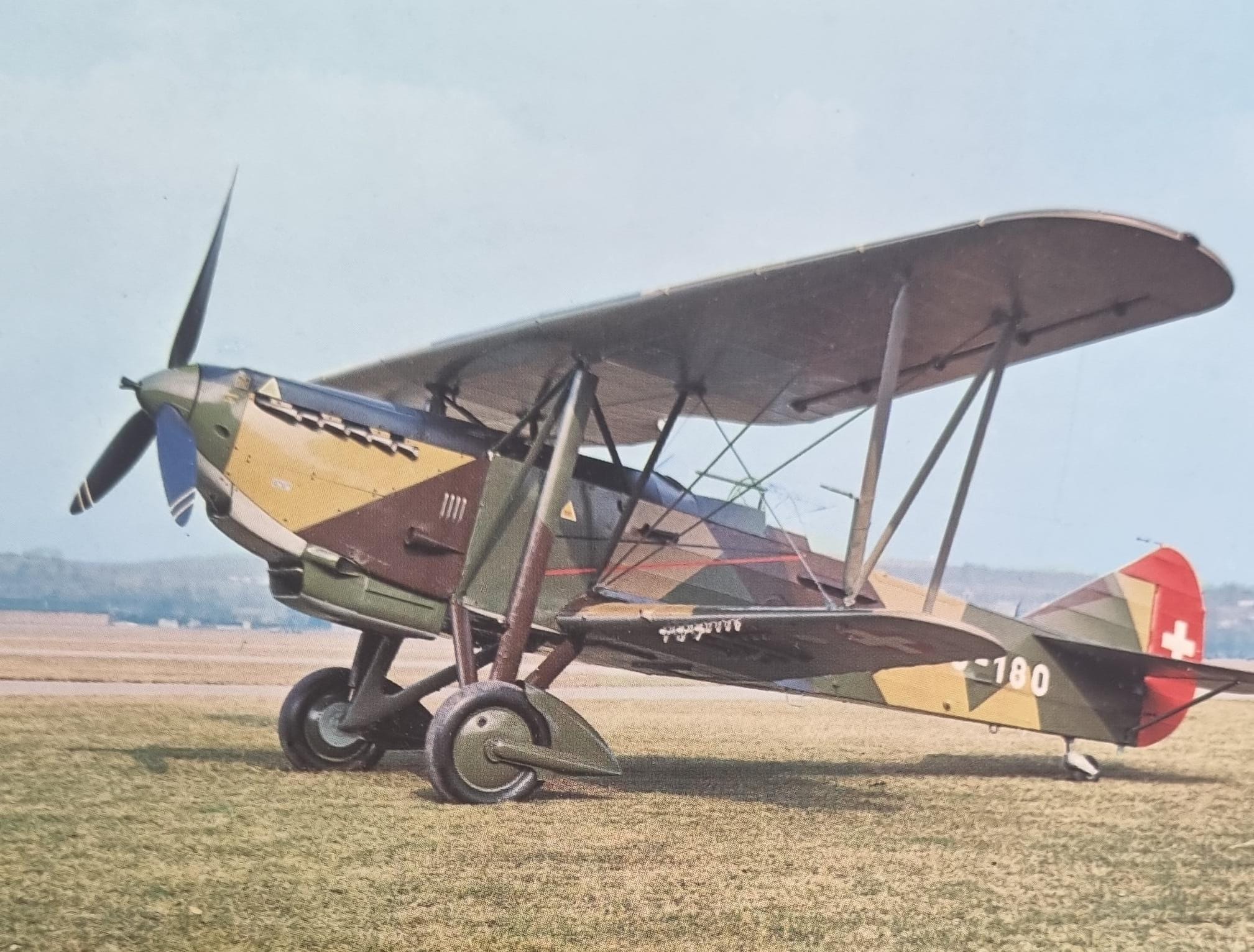 Flugzeug C35 (Suisse1938) Ansichtskarte