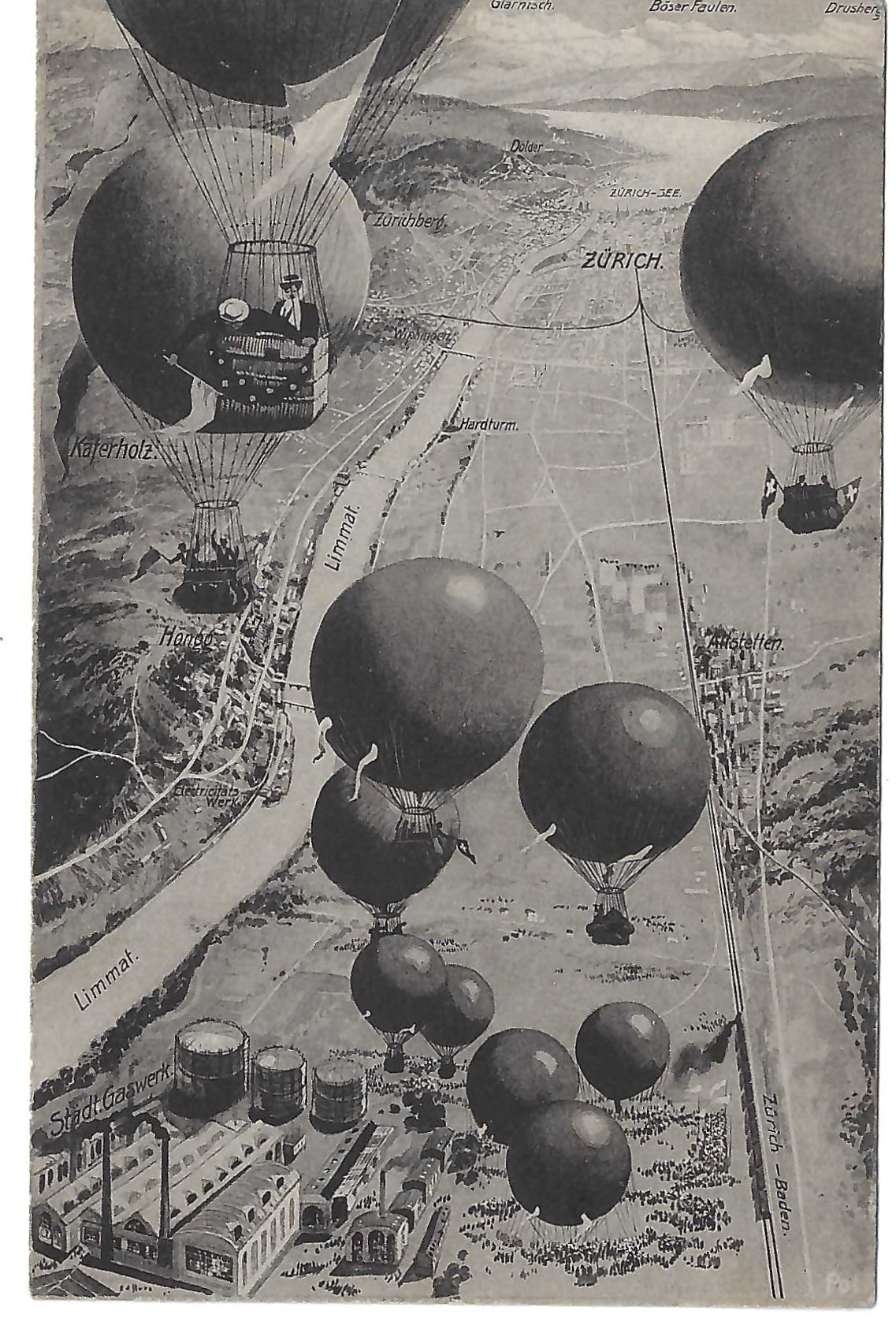 Ballonpost Rapperswil - Nordamerika