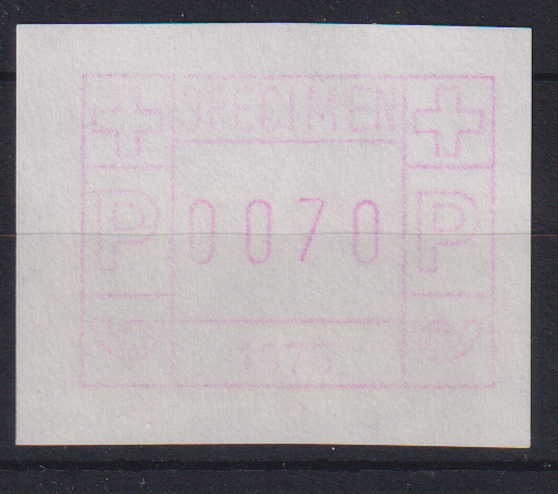 ATM Probedrucke "Specimen" 1975