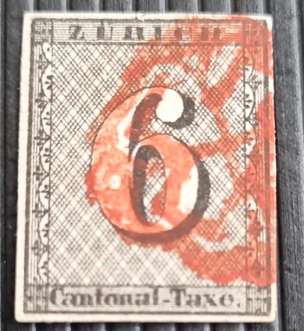 Zürich 6 W Typ III gestempelt