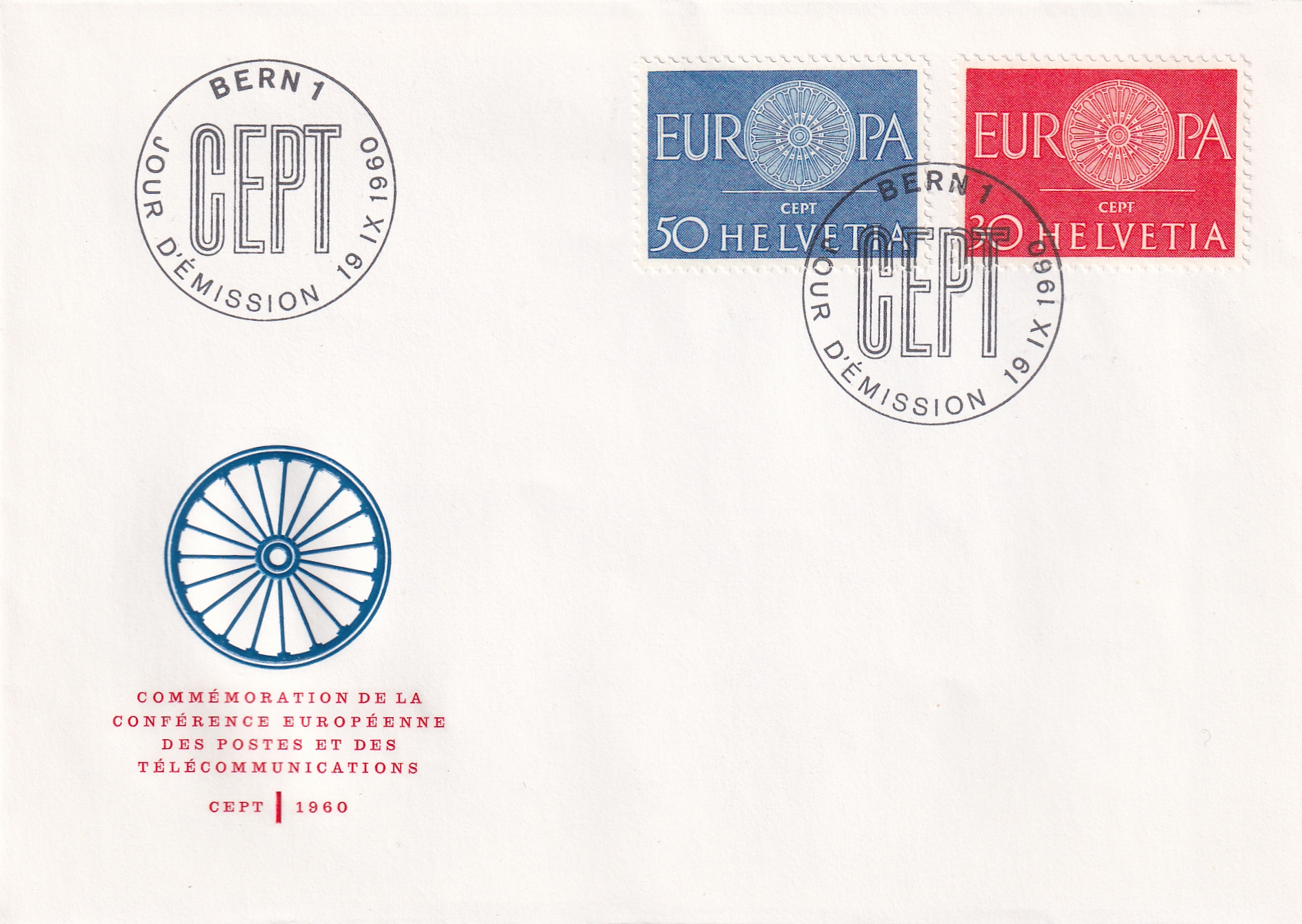 FDC 19.09.1960 Europa Gemeinschaft