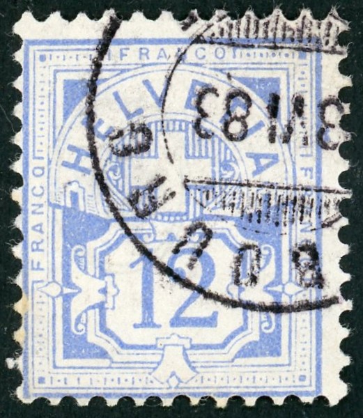 Zifferbriefmarken  SBK   56  Gestempelt