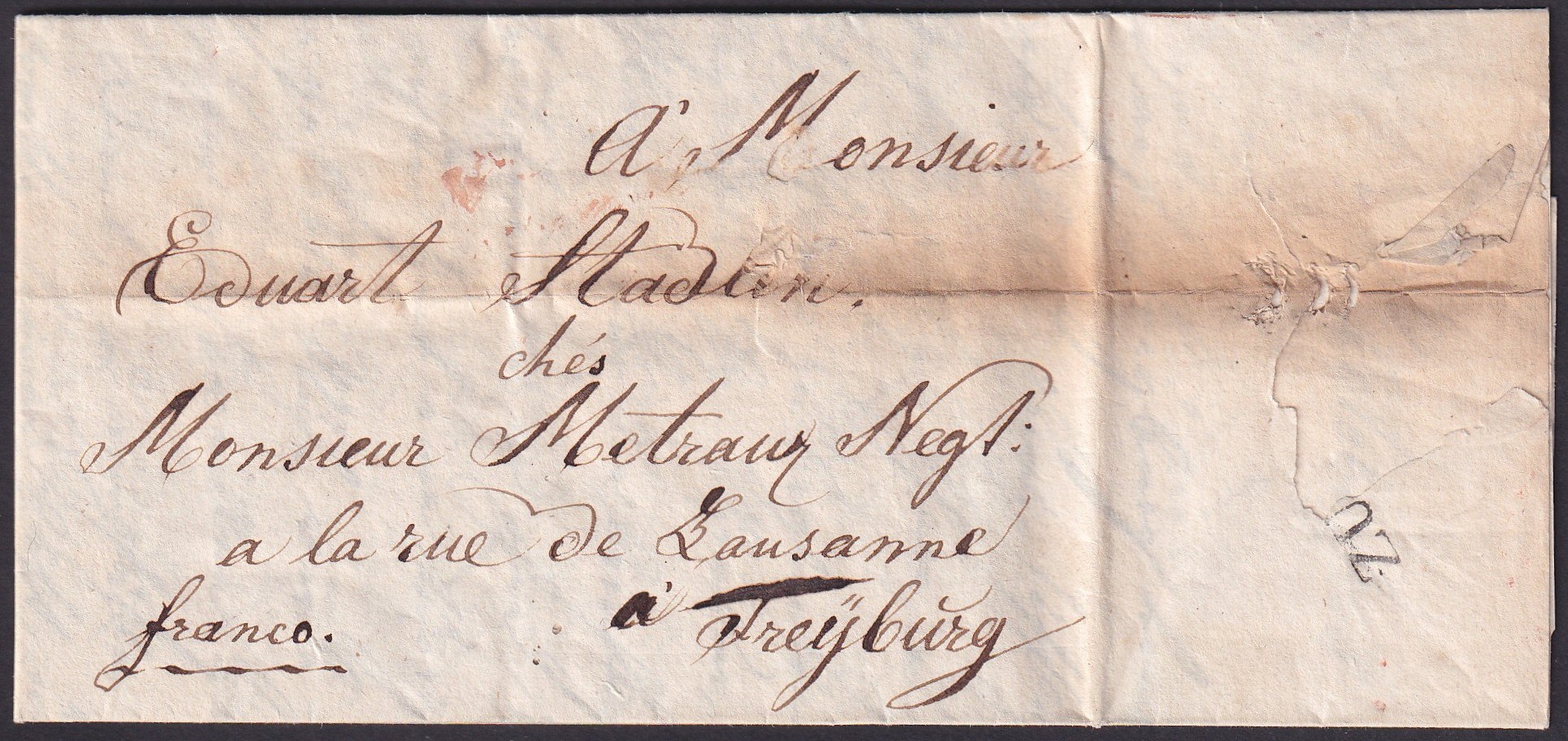 Zug-Lausanne  1820