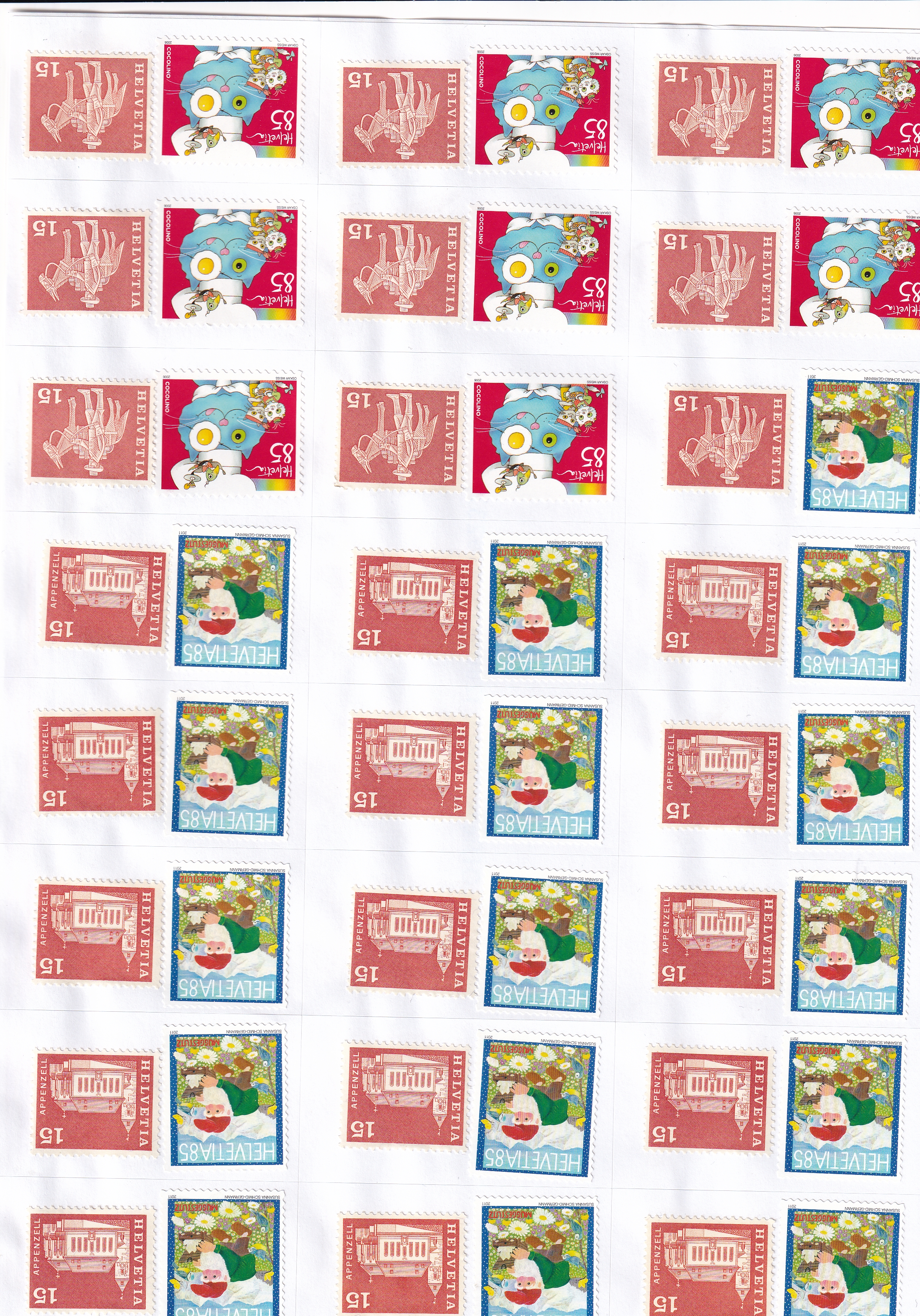 2024 Selbstklebebögen a 24 Stk. A Post 1.20