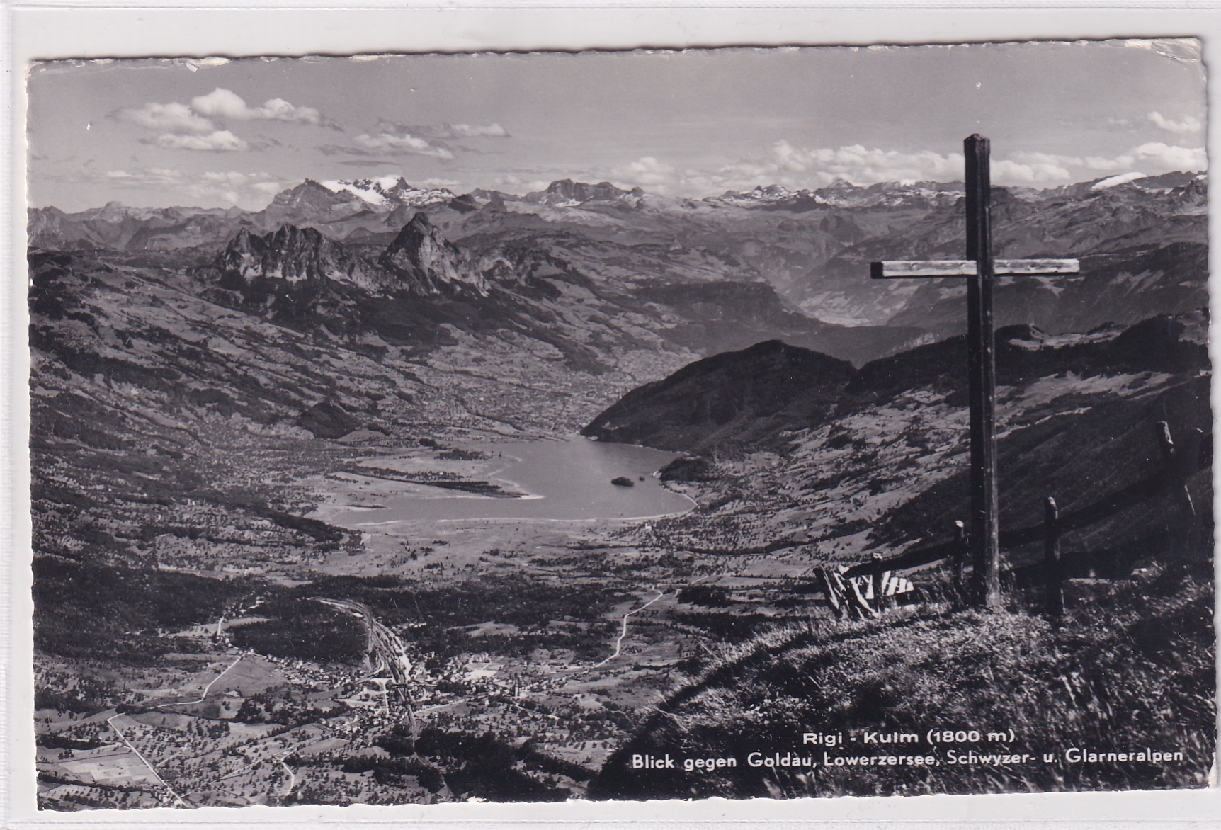 Ansichtskarte vom 1962 Rigi Kulm