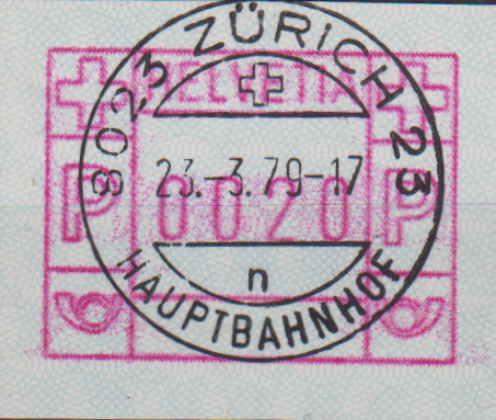 ATM Typ 3 Erstagstempel 23.03.1979