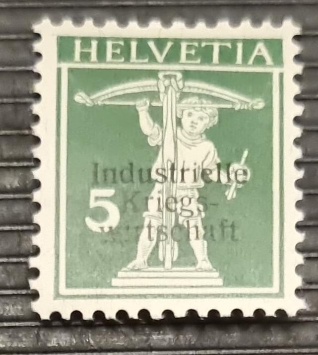 IKW Nr 2 Feld 12 Echt mit Falz Attest Disteli