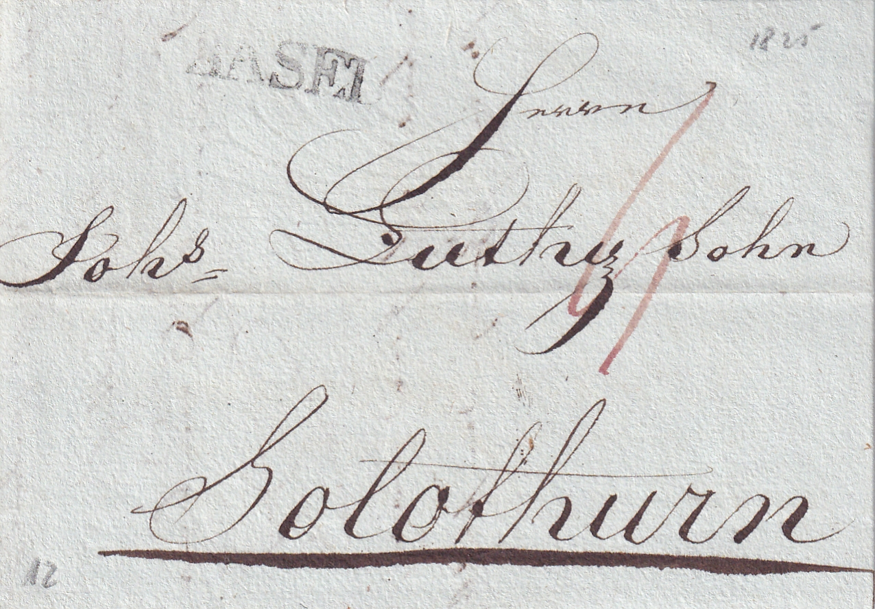 11.Juni 1825 Basel - Solothurn WI Nr. 2411