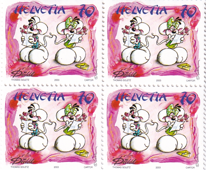 Frankatur - CHF 0.70er Werte / 10 Stk.