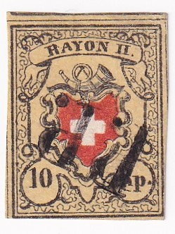 1850 Rayon 16 IId Typ 18 A2 -LU mit Attest Disteli