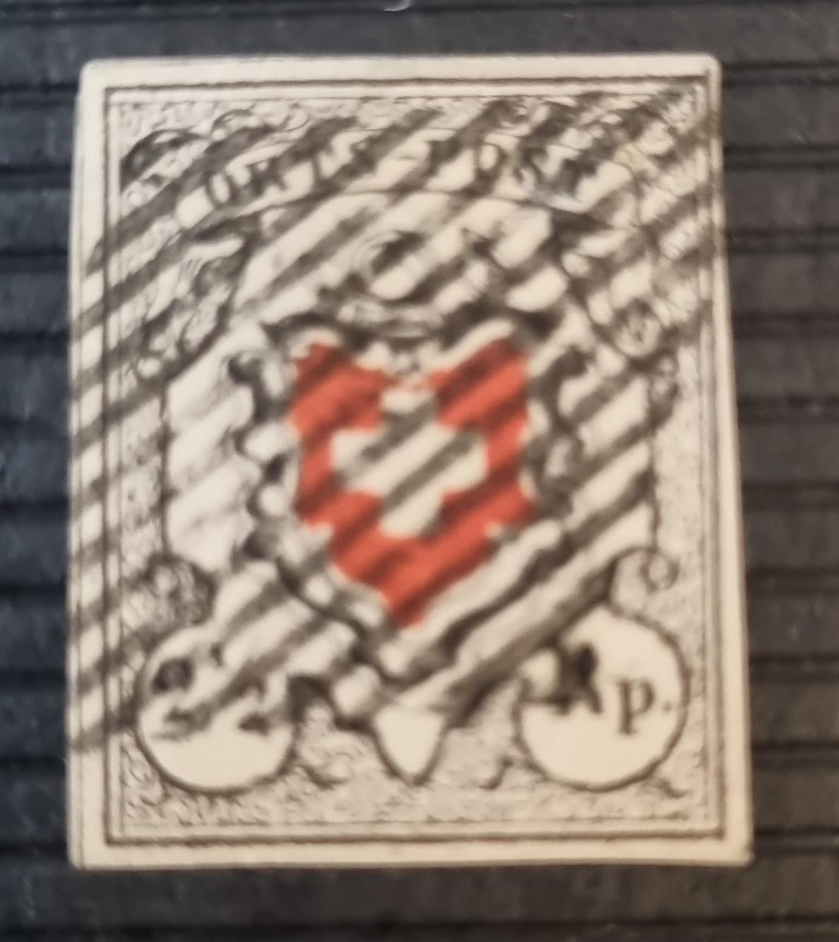 Orts-Post ohne Kreuzeinfassung