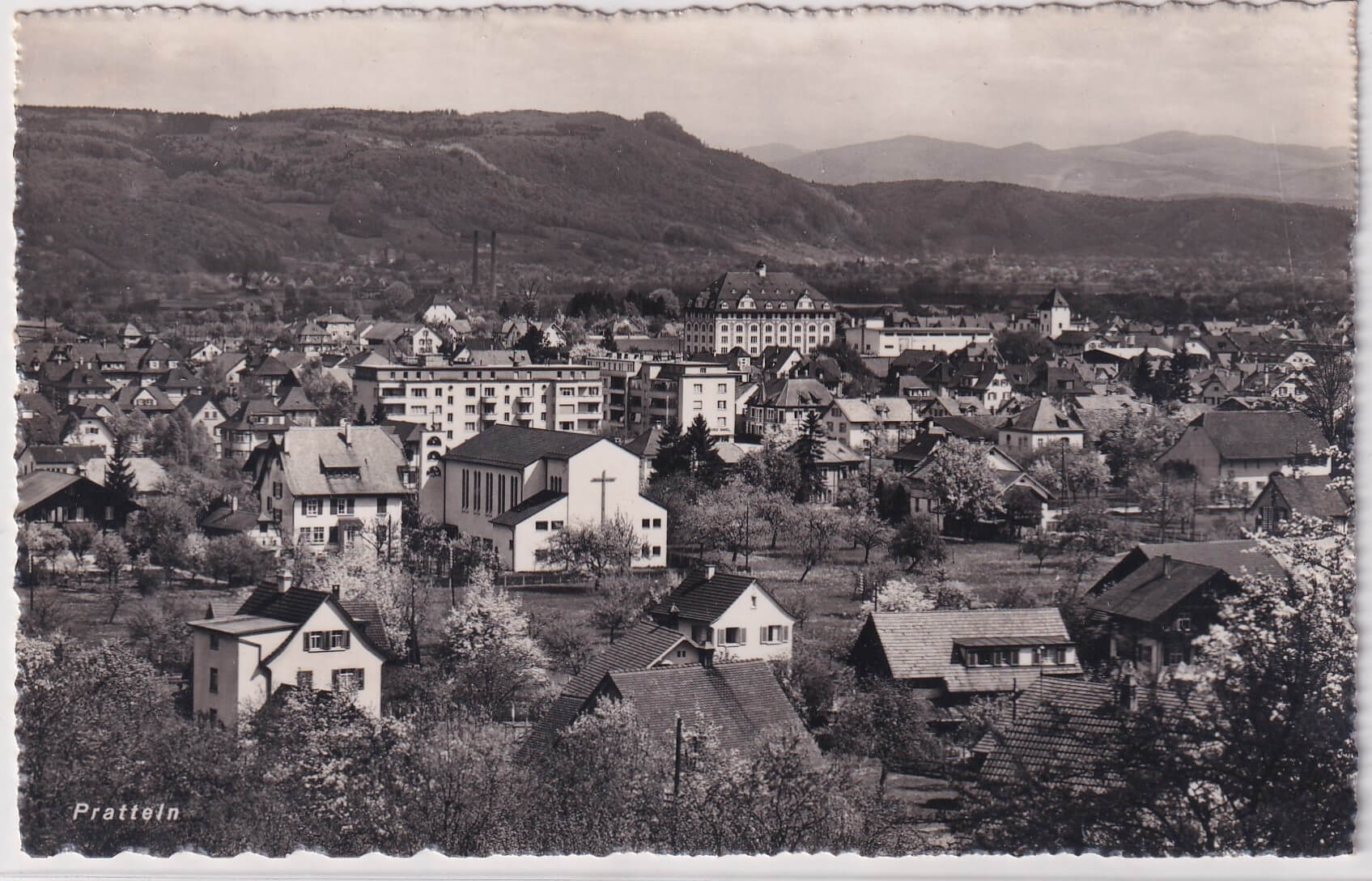 Dorfansicht Muntelier