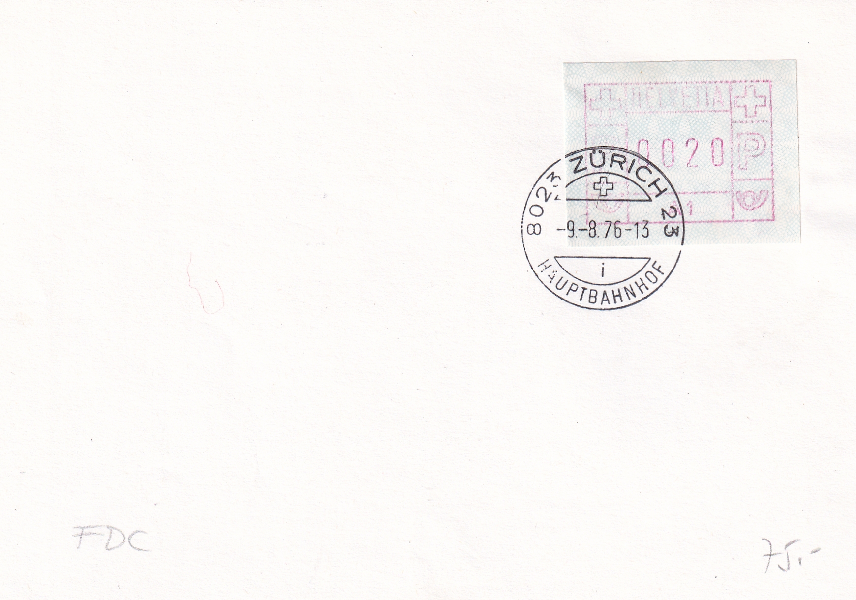 1976 A1 FDC