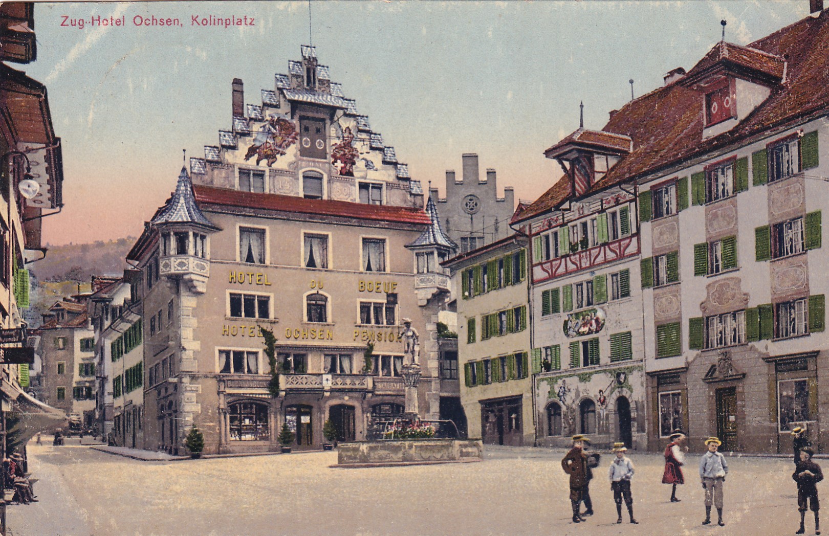 Zug Hotel Ochsen 1940 Feldpoststempel
