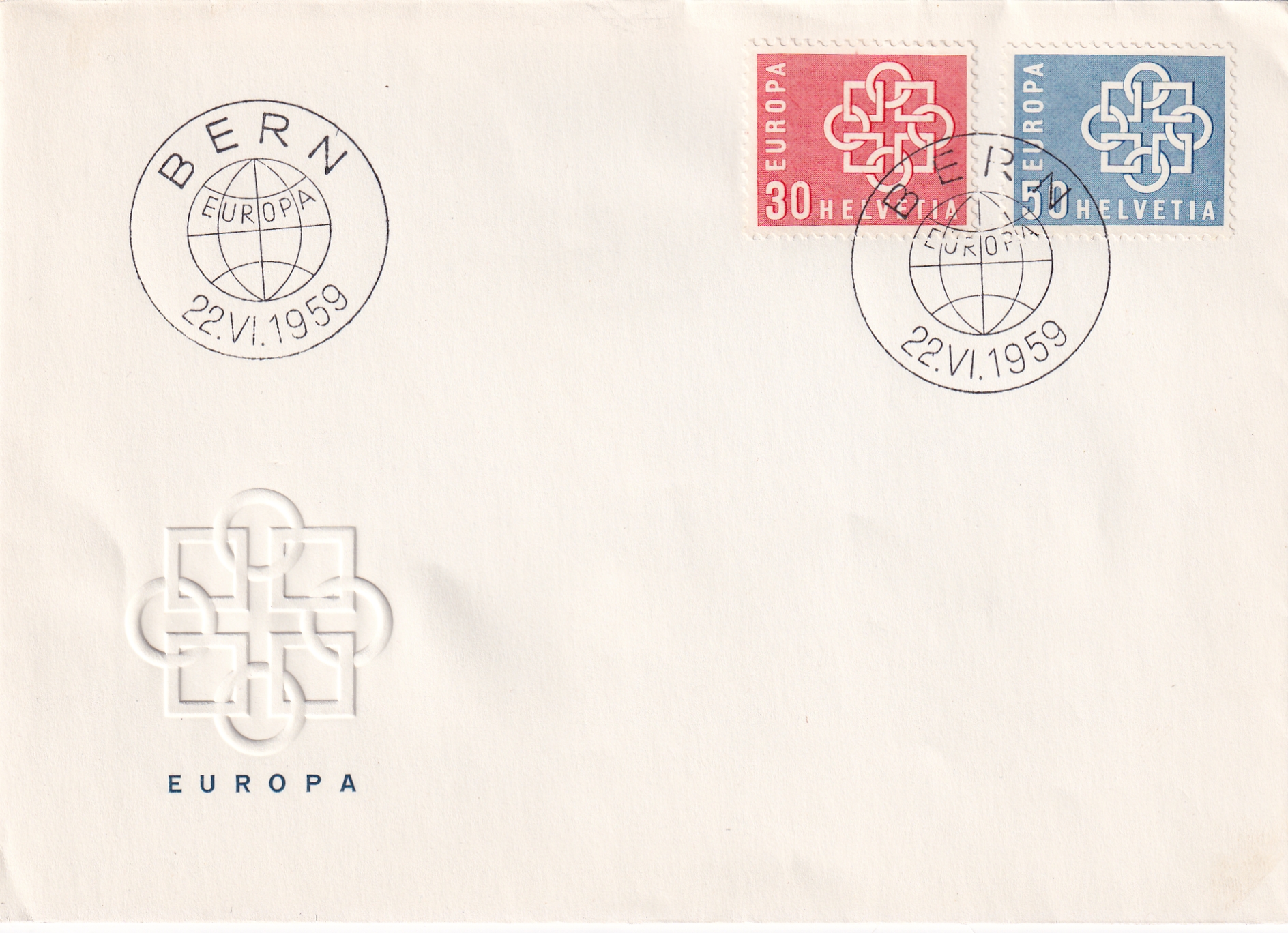 FDC 347 -  348  Europa