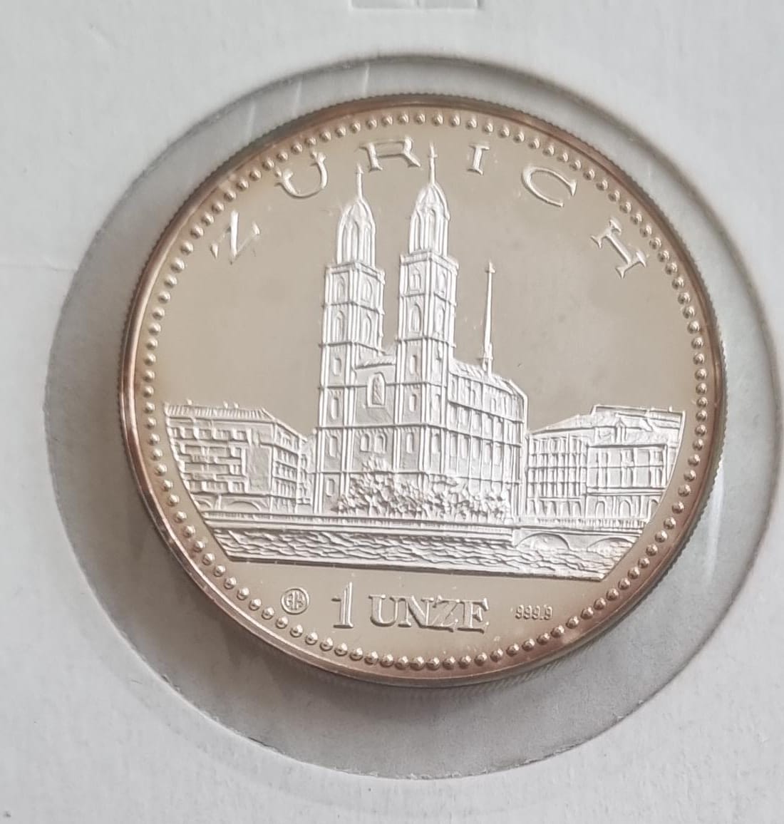 2000 1 Unze Silber Zürich