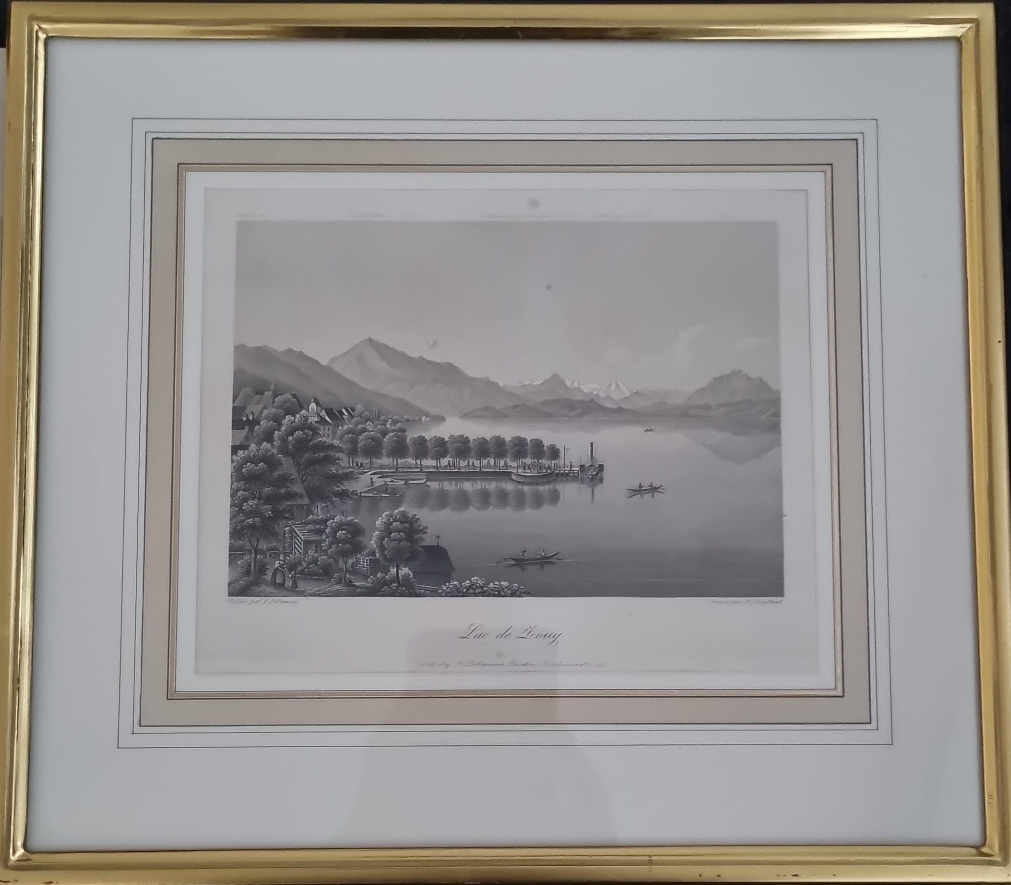 Stich " Lac de Zoug"