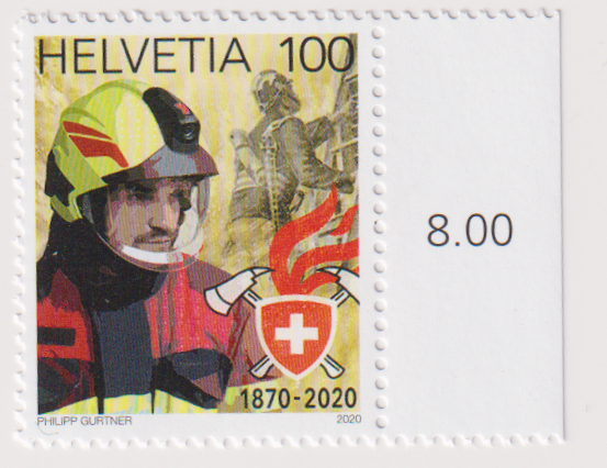 150 Jahre Feuerwehr Einzelmarke Postfrisch