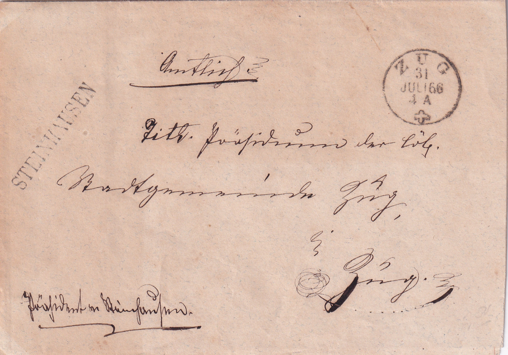 31.07.1866 Steinhausen - Zug