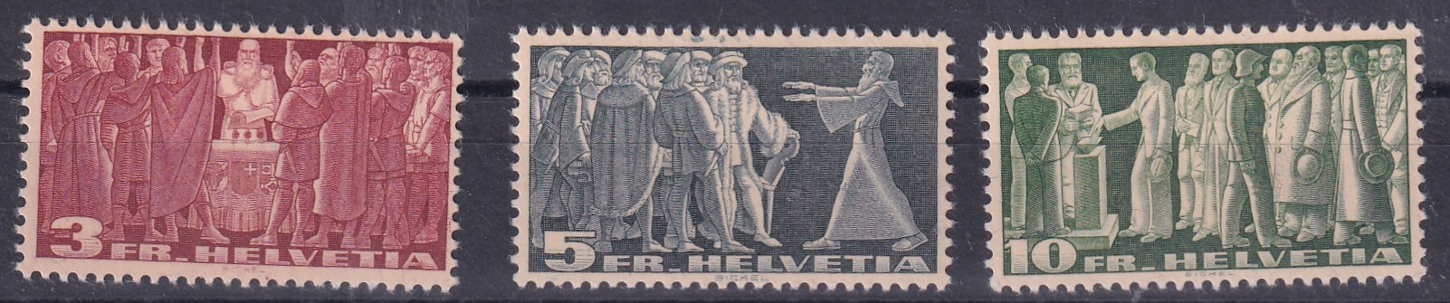 215x -218x 3 Werte Postfrisch