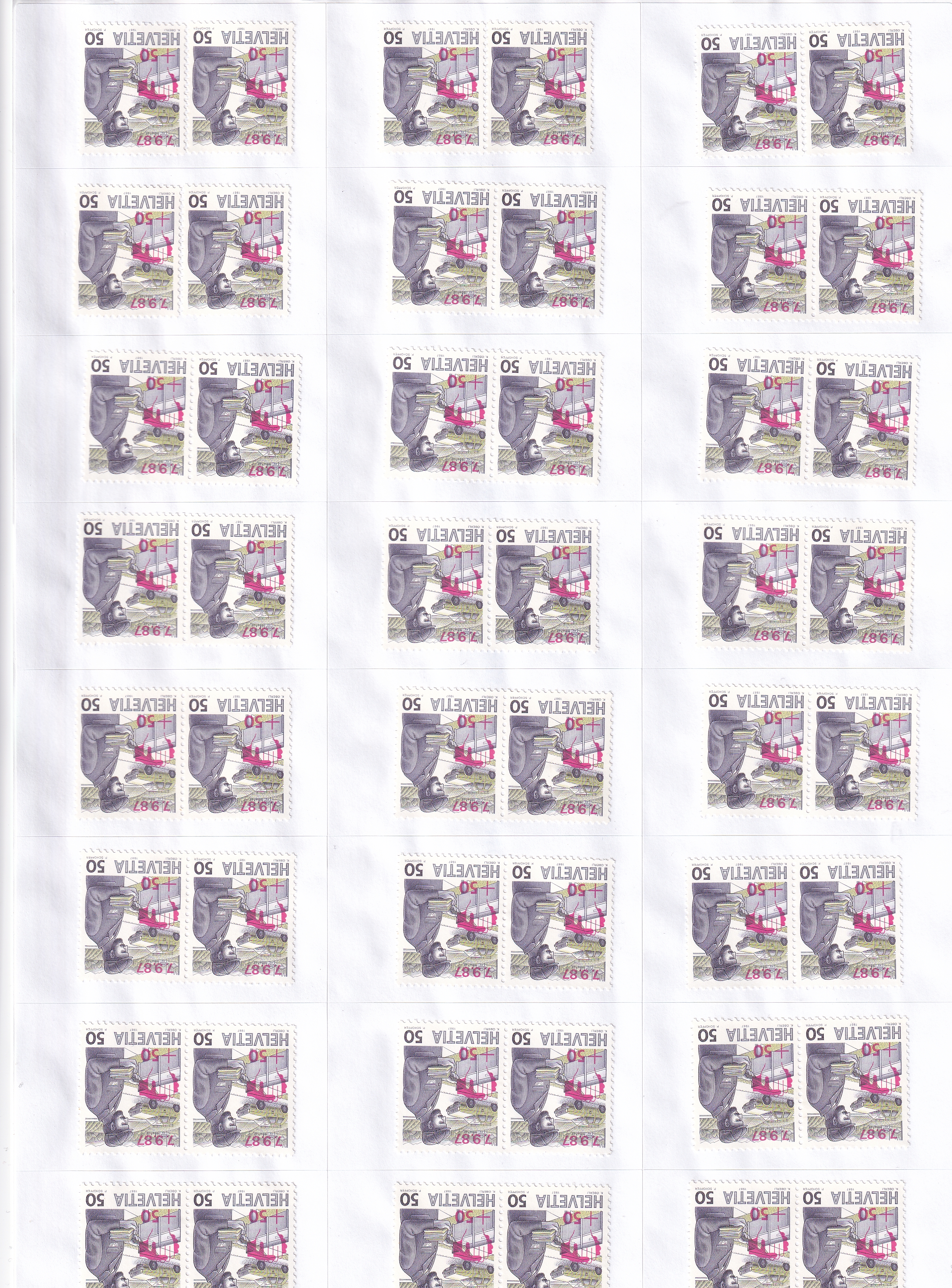 2024 Selbstklebebögen a 24 Stk B Post 1.00