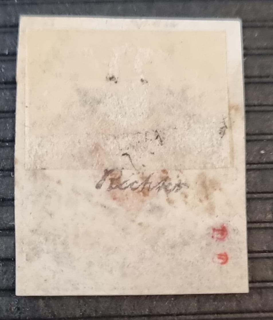 Poste Locale mit Kreuzeinfassung