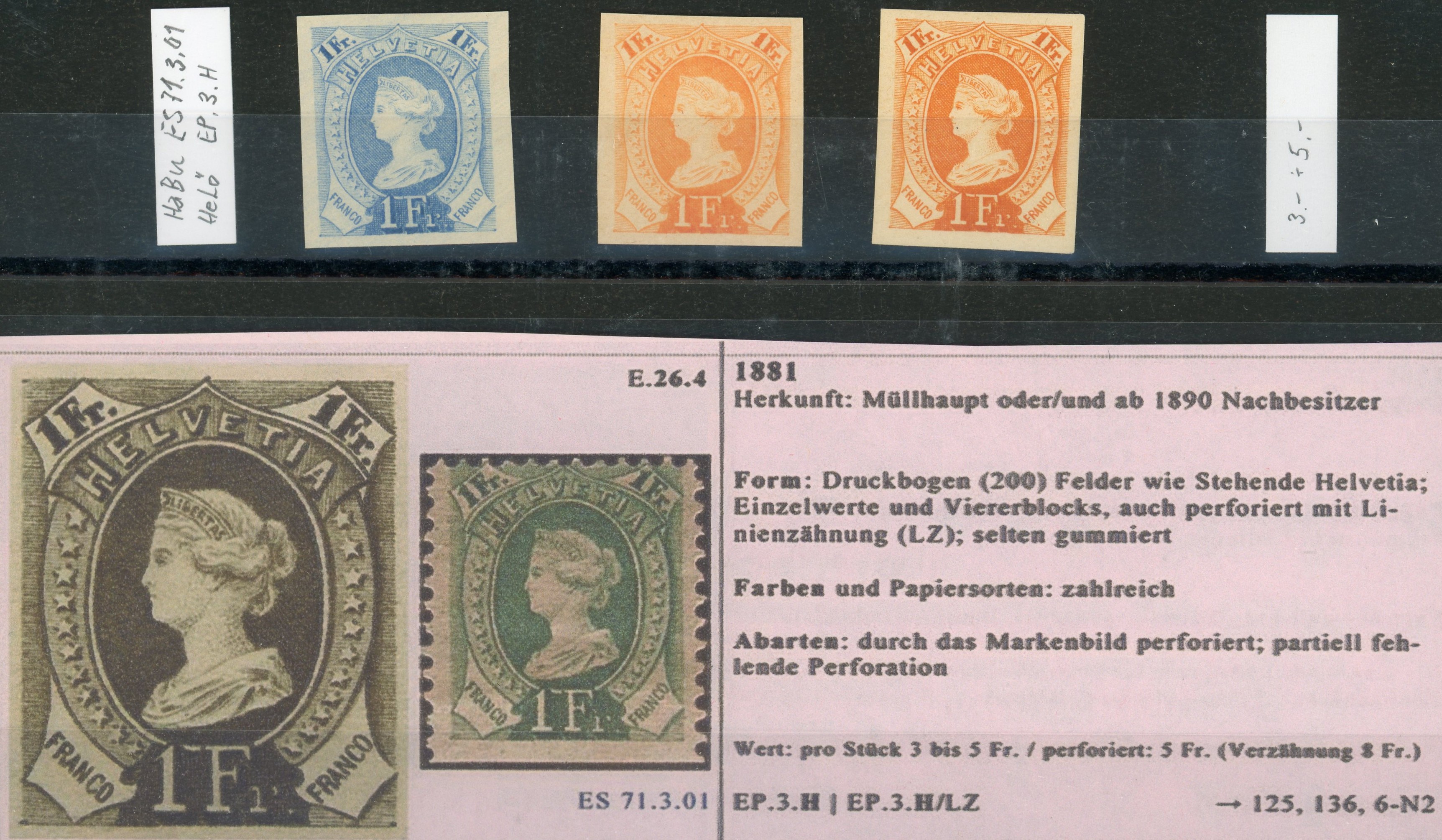 1881 Herkunft: Müllhaupt oder/und ab 1890 Nachbesitzer