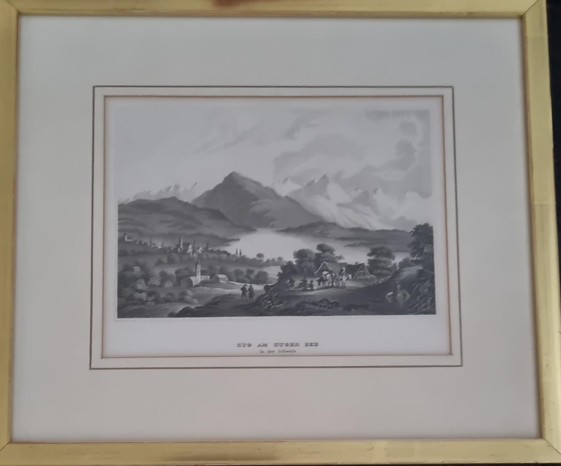 Stich " Am Zuger See "