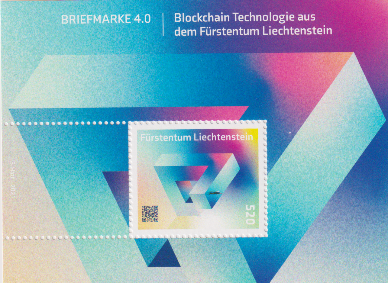 4.0 Kryptomarken 2022  FL Liechtenstein posfrisch