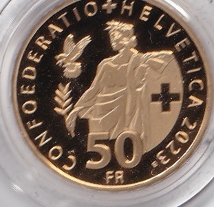 2023 175 Jahre Bundesverfassung 50 Franken Goldmünze
