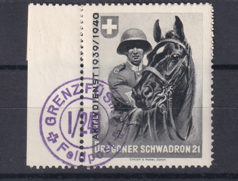 Aktivdienst 1939 / 1940 Dragoner Schwadroner 21